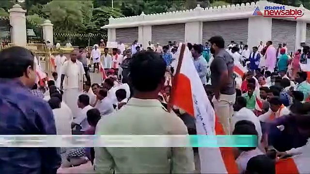 Valmiki community protests force minister DK Shivakumar to take Bengaluru metro