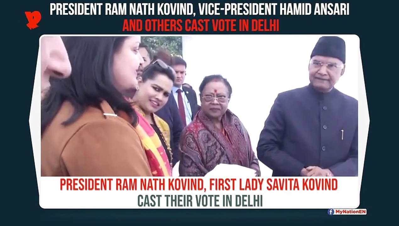 Delhi elections 2020: President Ram Nath Kovind, Deputy CM Manish Sisodia get their fingers inked