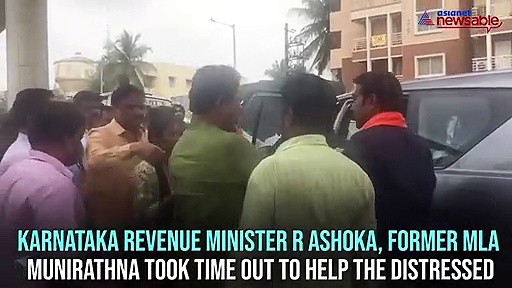 Minister R Ashoka stops vehicle, admits accident victims to hospital in Bengaluru