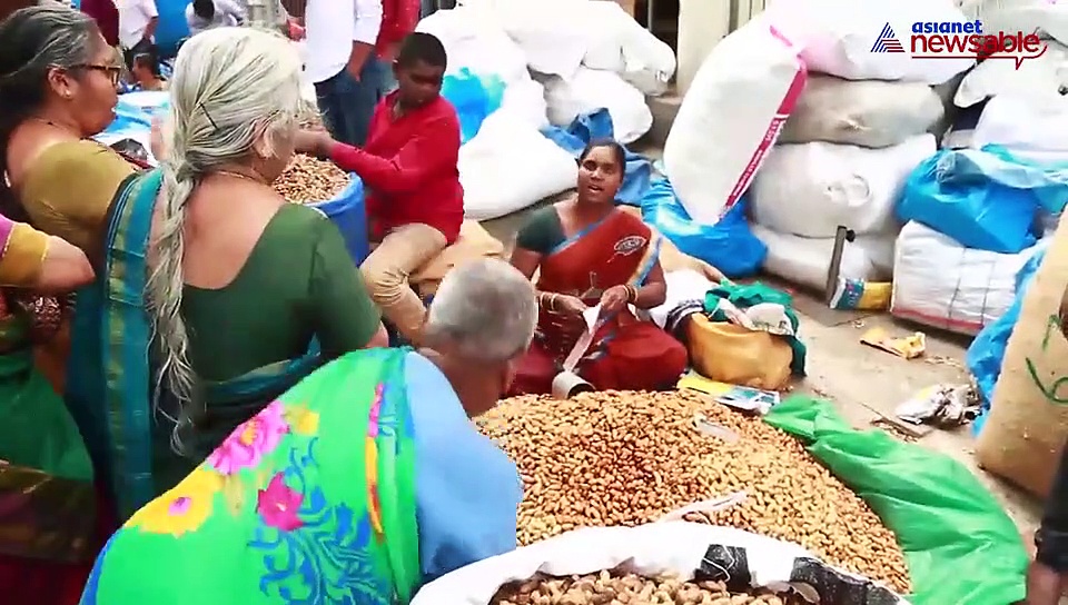 Going gaga over groundnuts during Kadlekai Parishe in Bengaluru