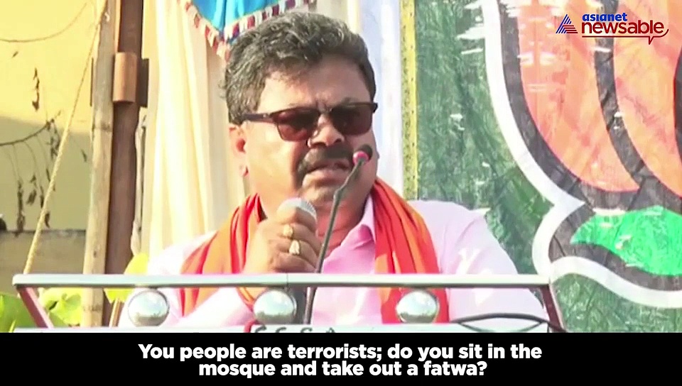 Mosques are meant for worship, not to house weapons: Karnataka BJP MLA Renukacharya