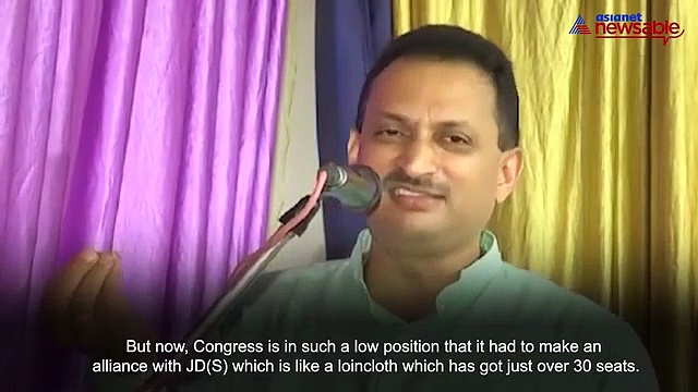 Ananth Hegde compares JD(S) to a loincloth, here is CM Kumaraswamy's classic reaction