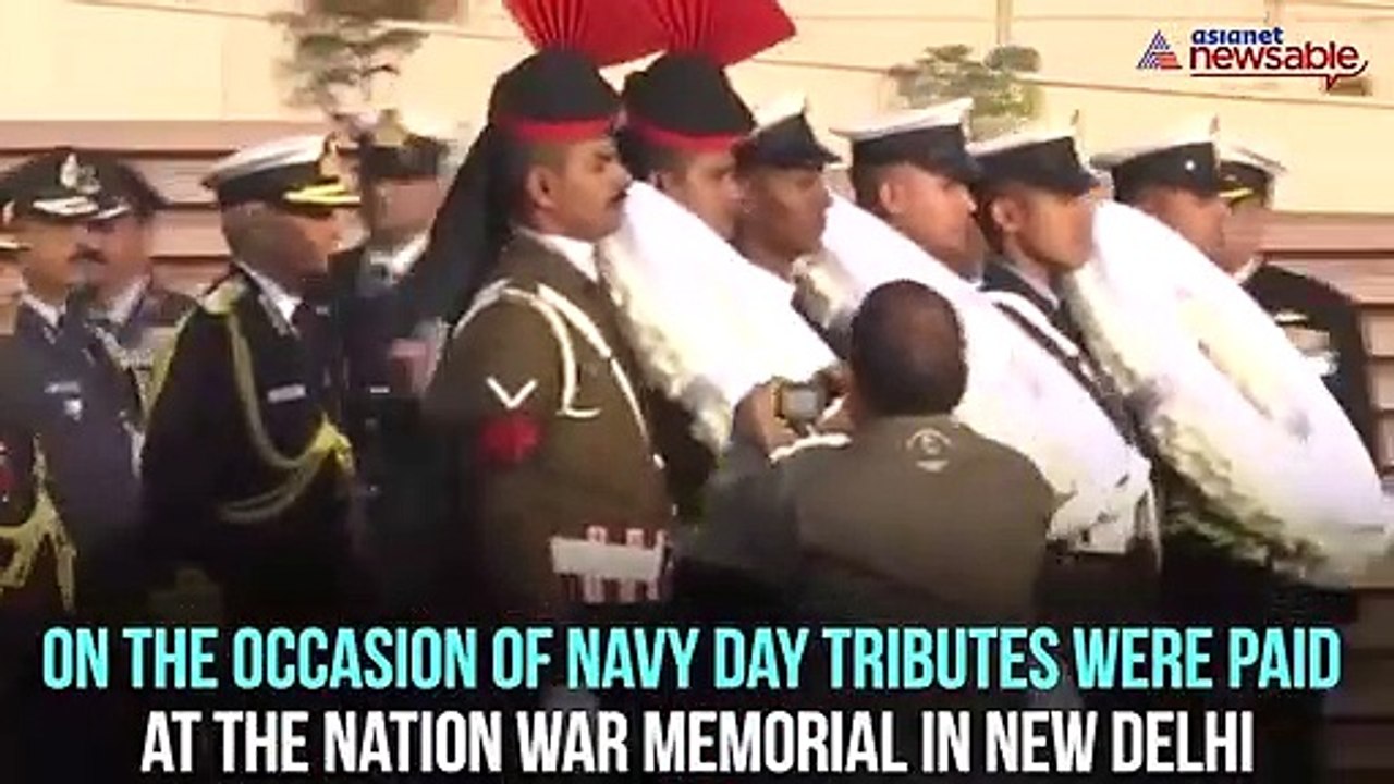 Navy Day: Chief Admiral Karambir Singh lays wreath at National War Memorial