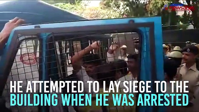 Vatal Nagaraj arrested for trying to lay siege to Election Commission office