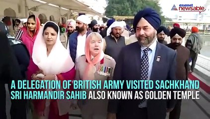 British Army deligation