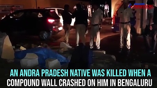 Bengaluru rains: Andhra Pradesh man dies as compound collapses