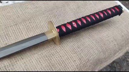 Wootz KATANA from bearing balls #wootzsteel #wootzblade #forging