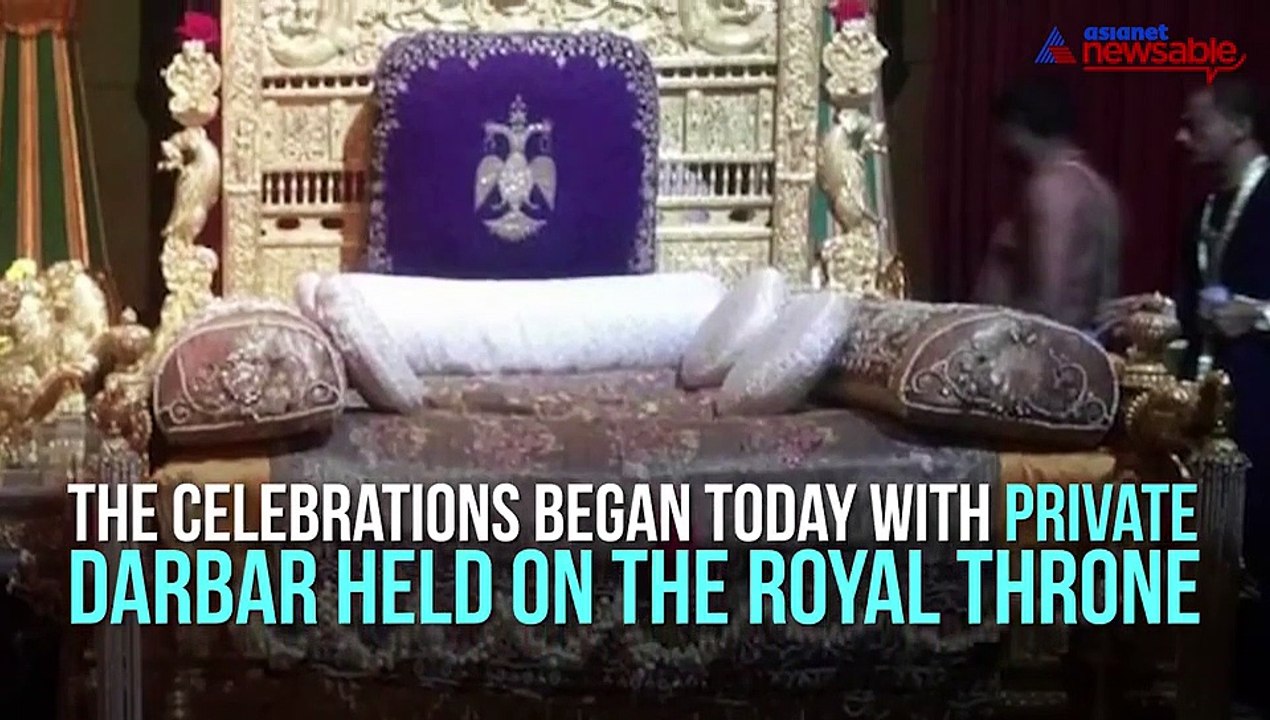 Mysuru Dasara golden throne