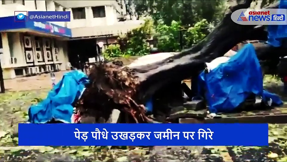 Cyclone Nisarga: 2 घंटे में ही तूफान से उथल पुथल हो गई मुंबई,  देंखे तबाही का मंजर
