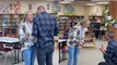 'LA teacher surprised with a heartwarming wedding proposal at work '