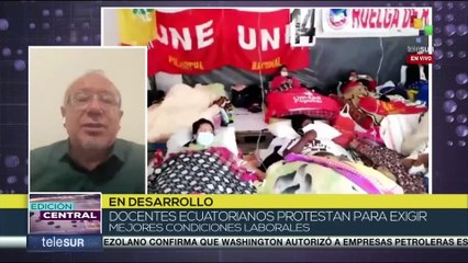 Ecuador: Unión Nacional de Educadores reclaman cumplimiento de ley orgánica de maestros