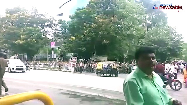 Mount Carmel College has deployed security personnel outside the college