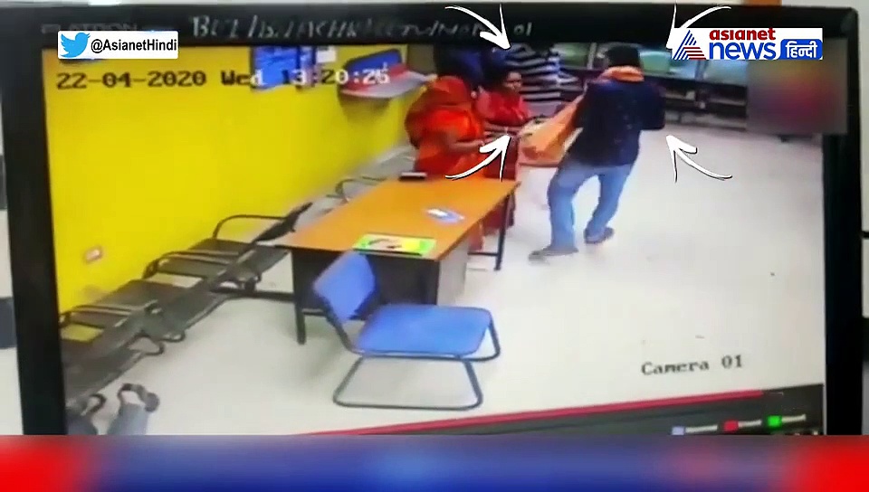 बैंक रॉबरी का लाइव वीडियो: मुंह पर मास्क, हाथ में तमंचा; लॉकडाउन में ऐसे हुई लूट