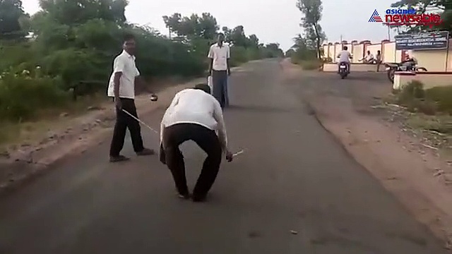 Bijapur: Farmer performs 'Deeda Namaskara' as promised after S A Patil's win