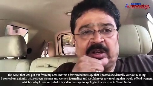 "I apologise and I respect women," says S Ve Shekar in defence to abusive tweet posted earlier
