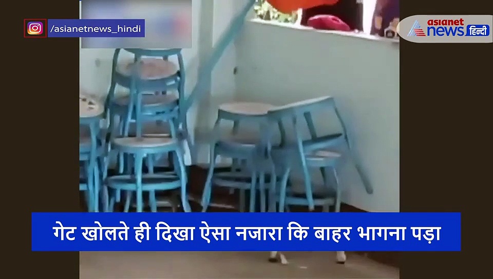 लॉकडाउन में बंद था होटल, जैसे ही मालिक ने खोला दरवाजा, चीखते हुए दौड़ा बाहर