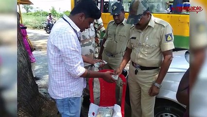 Police Seize 2 lakhs