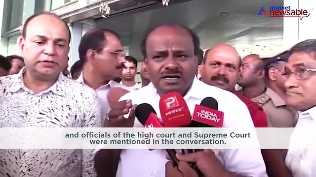 Kumaraswamy demands investigation against opposition; BJP calls 'audio' fake