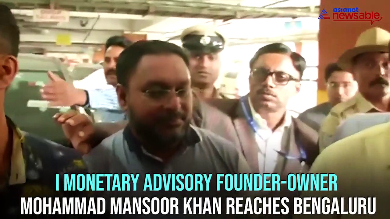 IMA scam: Mansoor Khan in Bengaluru; officials escort him to Enforcement Directorate office