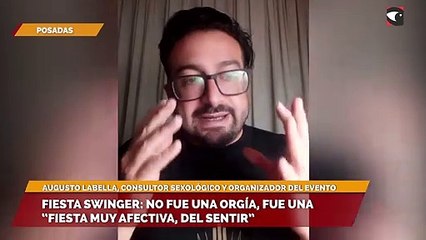 Fiesta swinger: no fue una orgía, fue una “fiesta muy afectiva, del sentir”