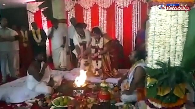 AIADMK's rebel MP Sasikala Pushpa ties the knot