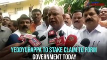 Yeddyurappa to to stake claim - NEWSABLE