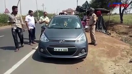 Rs 50 lakh without documents seized in Bagalkot district [VIDEO]