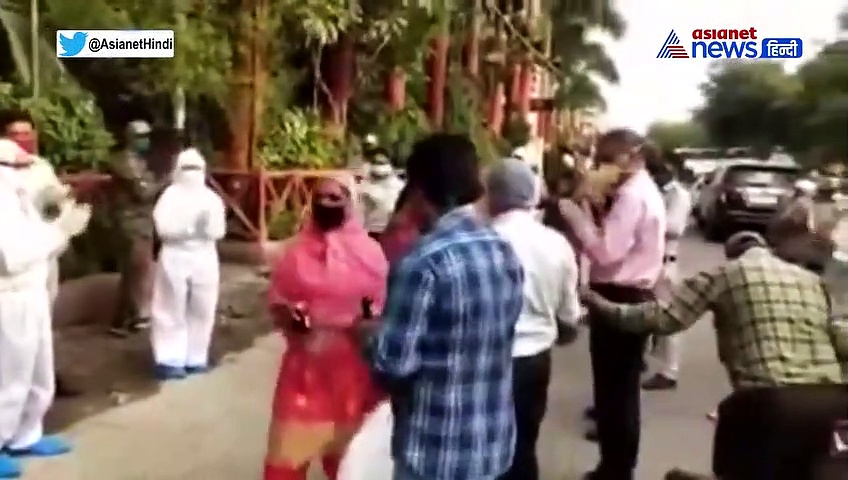 इन लोगों ने जीती कोरोना से जंग, स्वस्थ होकर घर लौटते वक्त इस तरह हुआ जोरदार स्वागत