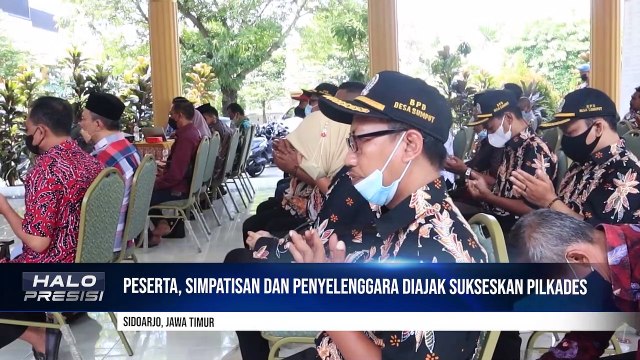 Wujudkan Pilkades Serentak Aman, Kapolresta Sidoarjo Mulai Cangkrukan Kamtibmas
