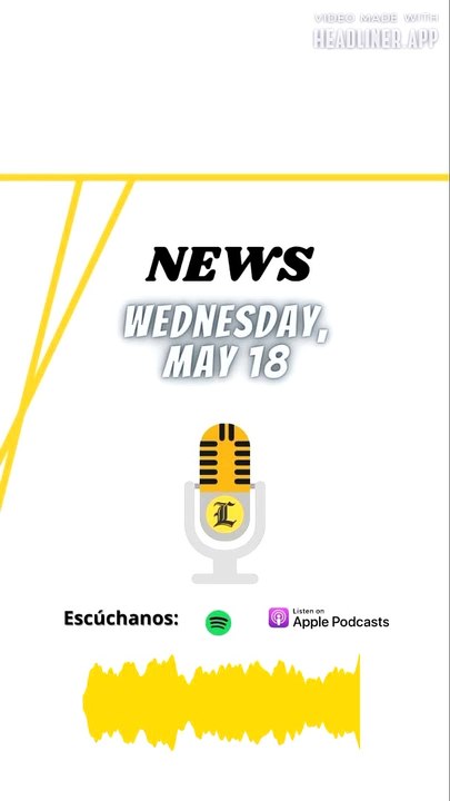 News wednesday may 18