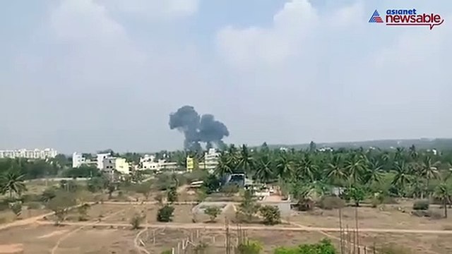 2 Surya Kiran jets crash during Aero India 2019 rehearsals in Yelahanka