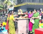 Devotees throng Kolar to worship at the Kotilingeshwar on Shivarathri