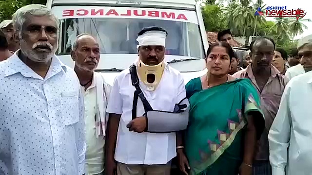 Injured independent candidate comes in ambulance to cast vote in Mysuru