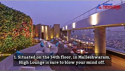 Top 5 rooftop restaurants in Bengaluru