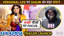 Shilpa Shetty Smartly Ignores Answering Raj Hiding His Face In Public, Talks About The Low Phase