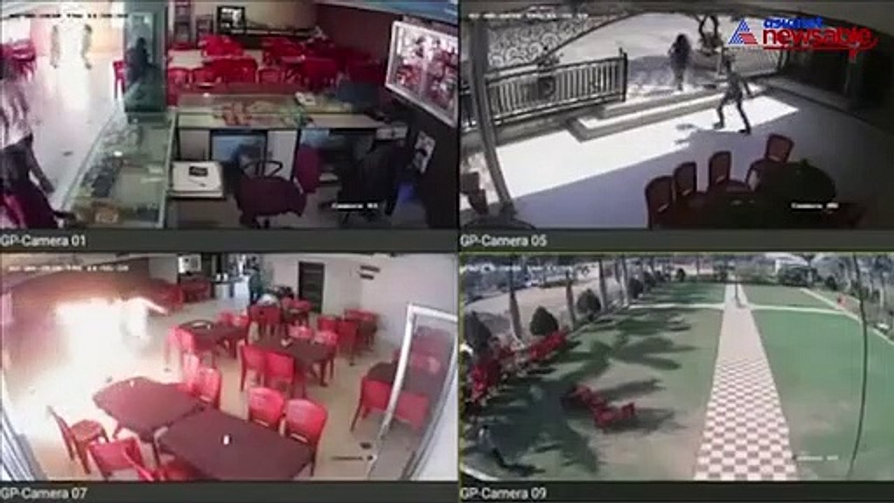 Shocking! Man sets himself on fire, grabs girl who filed case against him