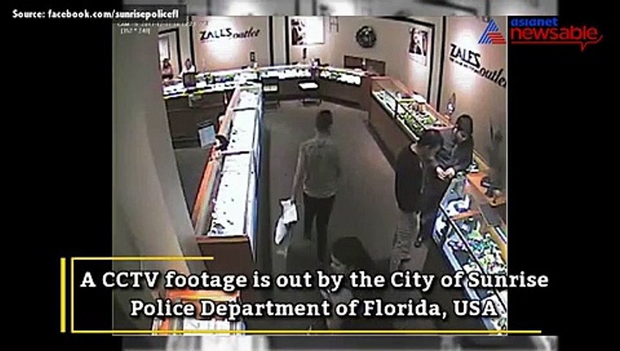 Caught on Cam: Thieves set off fireworks in mal...