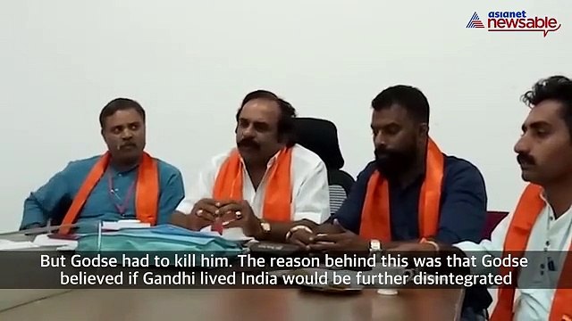 Hindu Mahasabha Karnataka president defends Godse, says 'He had to kill Gandhi'