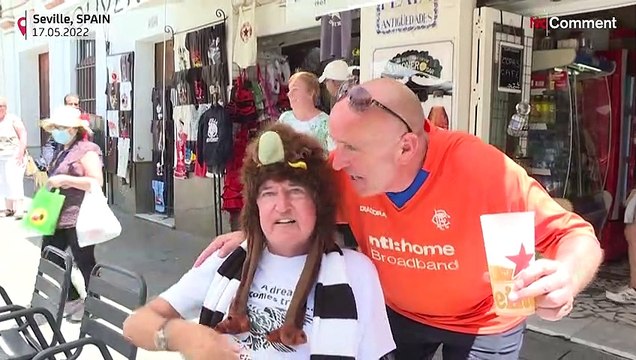 شاهد: المشجعون يتوافدون على مدينة إشبيلية الإسبانية قبيل نهائي الدوري الأوروبي