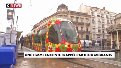 Une femme enceinte frappée par deux migrants