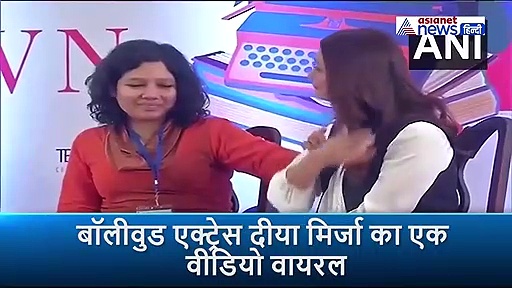 दीया मिर्जा स्टेज पर ही लगीं फूट-फूटकर रोने, जयपुर लिटरेचर फेस्टिवल के दौरान कही ये बात