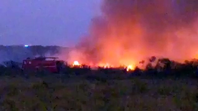 Bellandur Lake in flames again, 500 army men douse fire