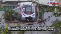 Trolls roll in on Twitter after Delhi Metro train rams into wall