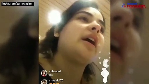 Dangal actress Zaira Wasim breaks down after being allegedly molested on Air Vistara