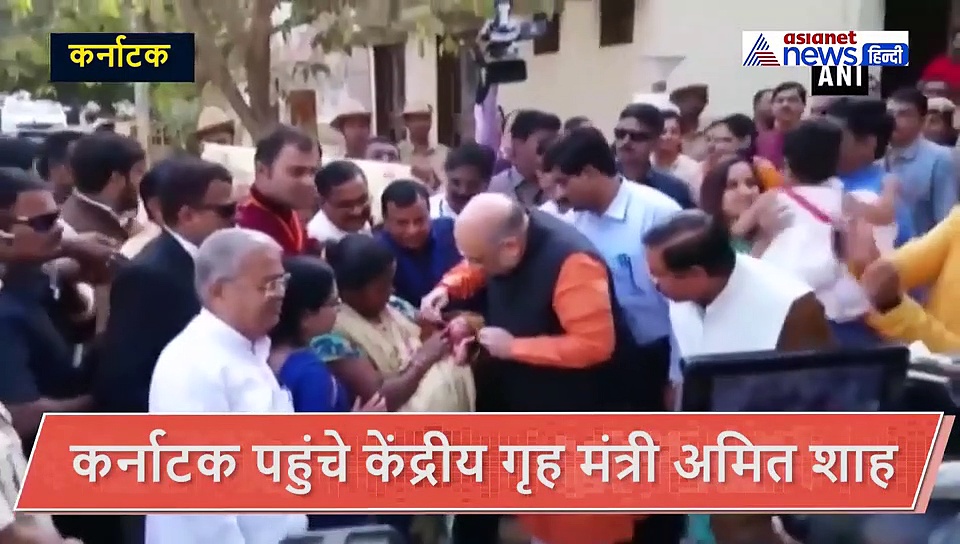 यहां केंद्रीय गृह मंत्री अमित शाह ने बच्चे को पिलाया पोलियो ड्रॉप