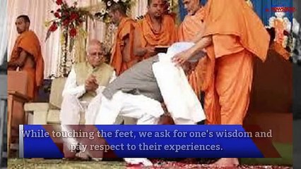 Ever wonder why do you fall at the feet of elders to take blessings?