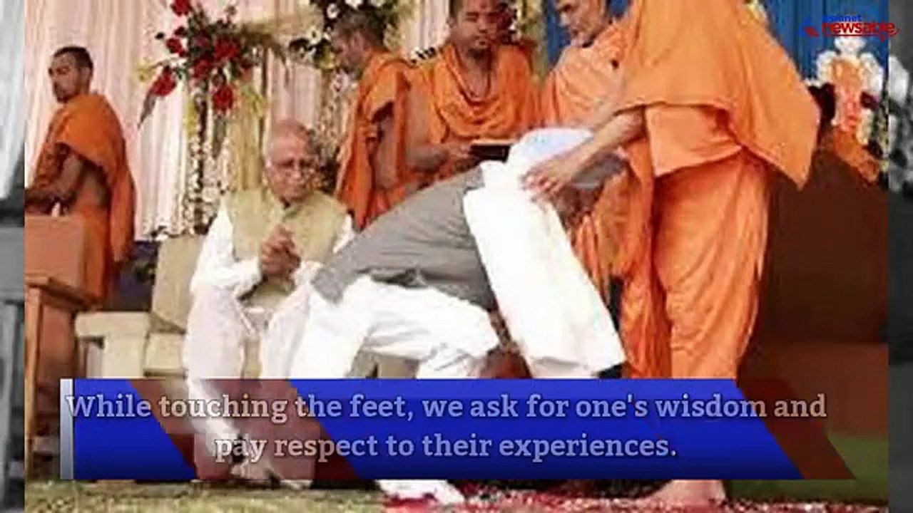 Ever wonder why do you fall at the feet of elders to take blessings?