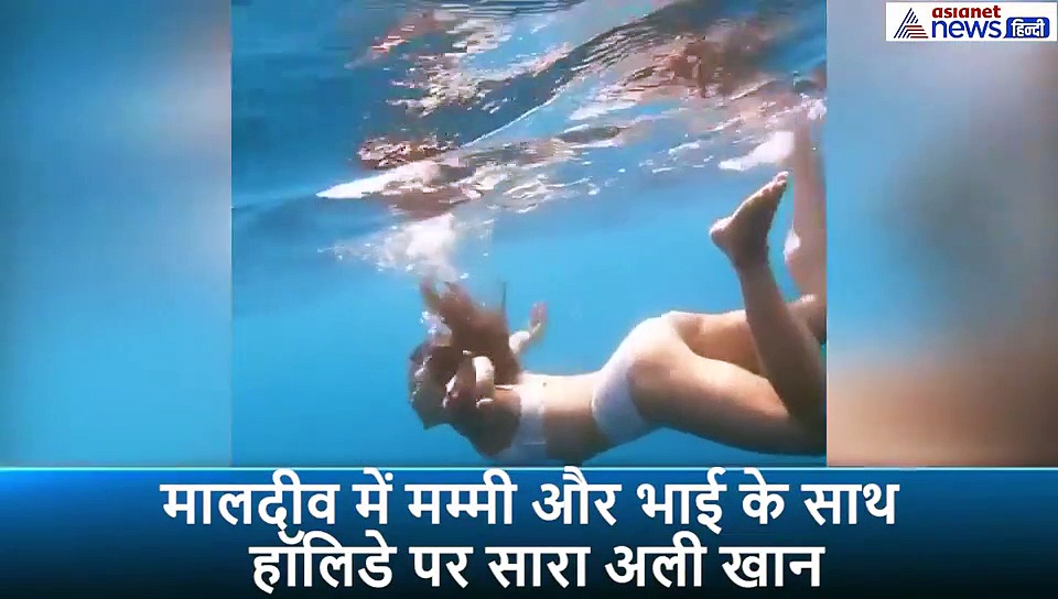 जैसे ही सैफ की बेटी ने समंदर में लगाई छलांग मां अमृता ये नजारा देख हो गई खुश, वायरल हुआ वीडियो