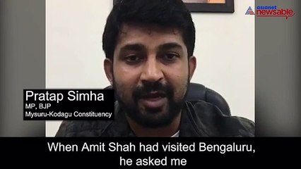 This is the man forcing MP Pratap Simha to court controversies