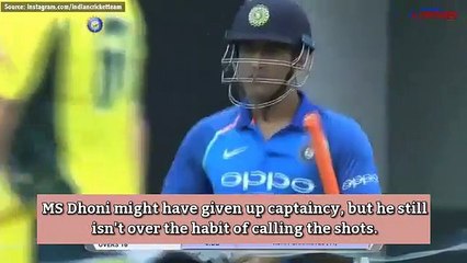 Although Kohli has replaced MS Dhoni as India's captain, Mahi's influence still brings the team together